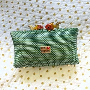 RARE NWT Swarovski Moschino Clutch/Handbag